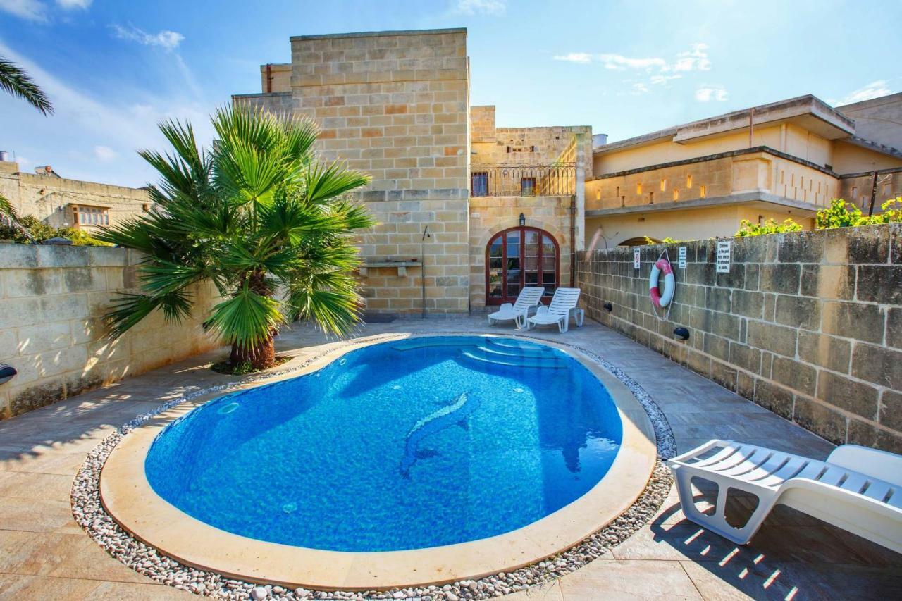 Il-Veduta Holiday Farmhouse With Sunny Private Pool In Island Of Gozo Għarb Eksteriør billede